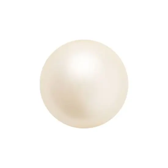 Preciosa Maxima 6mm Glass Nacre Pearls, 40ct. Cream {1}