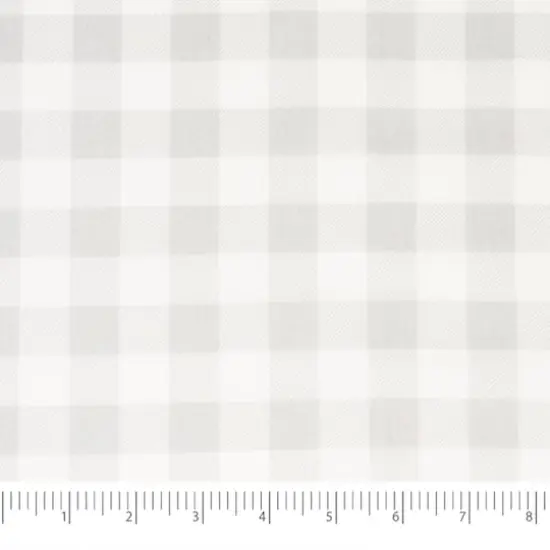 SINGER Christmas Grey Plaid Cotton Fabric {3}