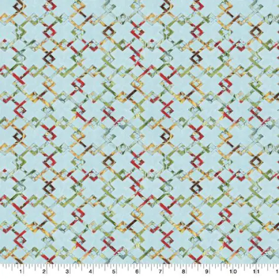 Susan Winget Geometric Cotton Fabric {1}