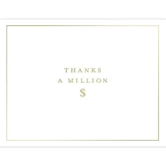 JAM Paper Thanks a Million Premium Thank You Card Sets, 12ct. {1}