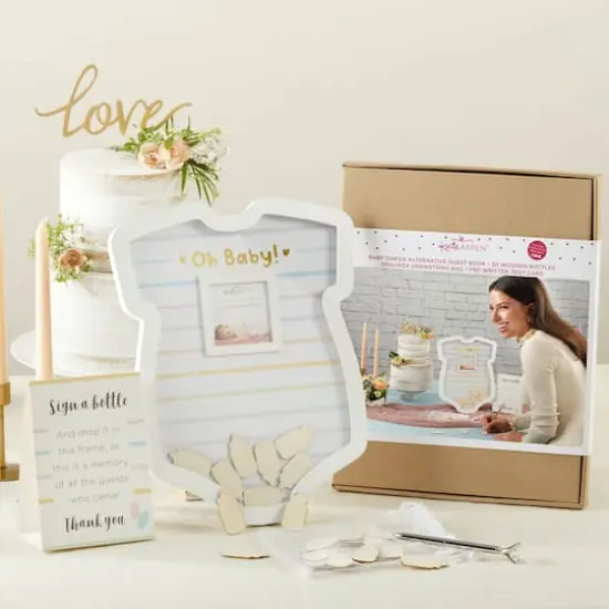Kate Aspen Onesie Baby Shower Guest Book Alternative {7}