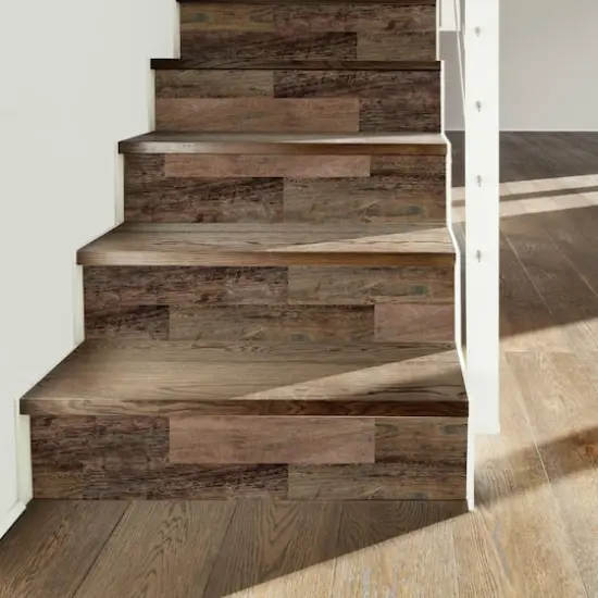 RoomMates Brown Barn Wood Plank Peel & Stick Giant Decals {3}