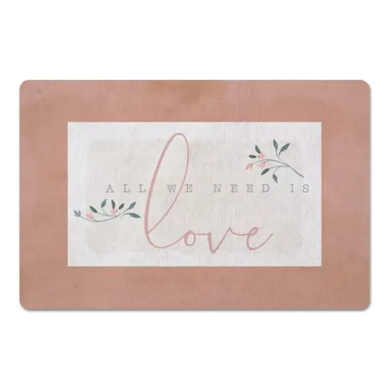 All We Need Is Love Floor Mat {1}