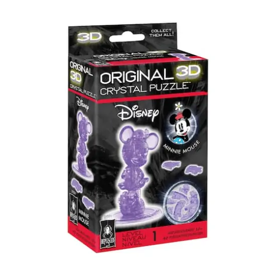 Original 3D Crystal Puzzle&trade; Disney Minnie Mouse 2nd Edition 42 Piece Puzzle {3}