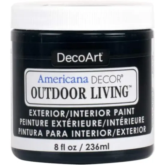 DecoArt&reg; Americana D&eacute;cor&reg; Outdoor Living Paint, 8oz. Iron Gate {1}