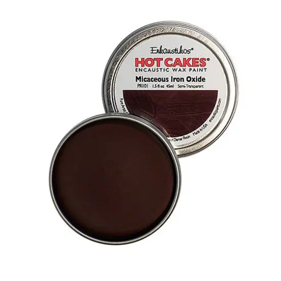 Enkaustikos&reg; Hot Cakes&reg; Encaustic Wax Paint, 1.5oz. Micaceous Iron Oxide {1}