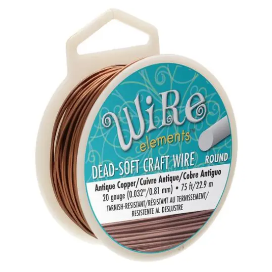 The Beadsmith&reg; Wire Elements&trade; 20 Gauge Tarnish Resistant Soft Temper Wire, 75ft. Silver {2}