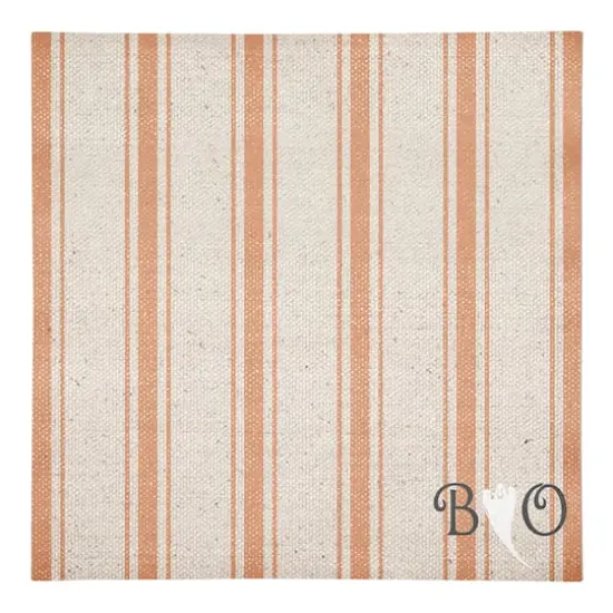 Boo Ghost 10" x 10" Cotton Twill Napkin {1}