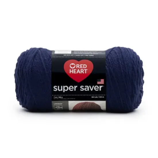 Red Heart&reg; Super Saver&reg; Solid Yarn Soft Navy {1}