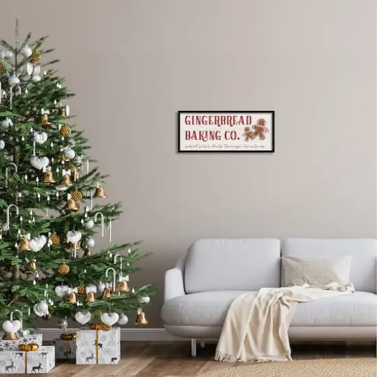 Stupell Industries Gingerbread Baking Co Holiday Framed Giclee Art Black {3}