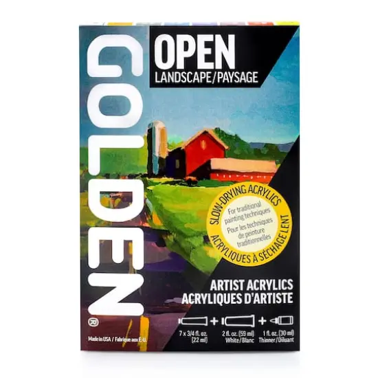 Golden&reg; OPEN Slow-Drying Acrylics Landscape Set {6}