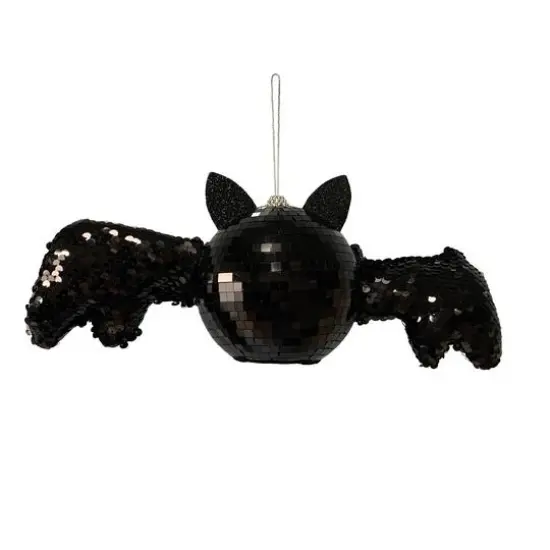 12" Hanging Disco Bat D&eacute;cor by Ashland&reg; Black {1}