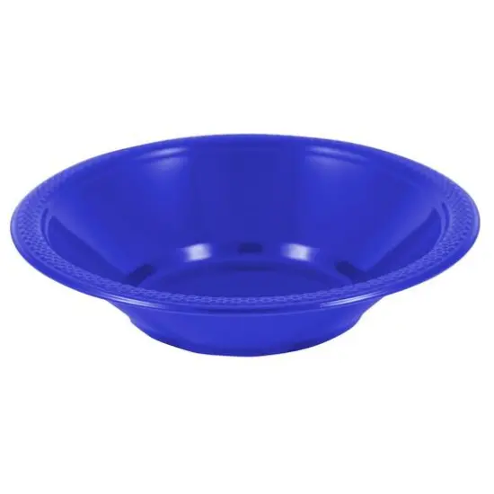 JAM Paper 7" Plastic Bowls, 20ct. Blue {1}