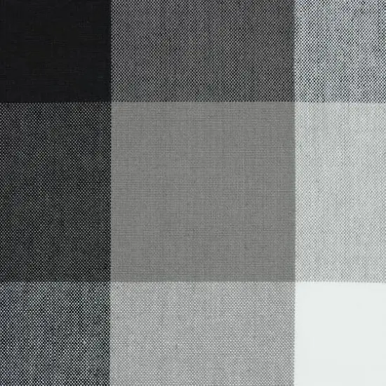 DII&reg; 84" Tri Color Check Tablecloth Black {6}
