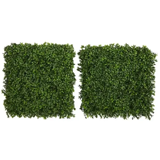 Boxwood Artificial Wall Mats, 2ct. {1}