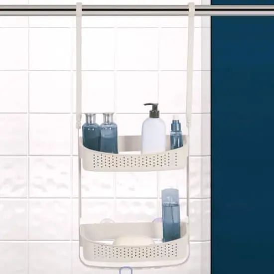 Bath Bliss 2 Way Convertible Shower Caddy Cashmere {6}