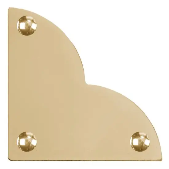 Dritz Home&reg; Large Brass Smooth Quatrefoil Corners, 4ct. {6}