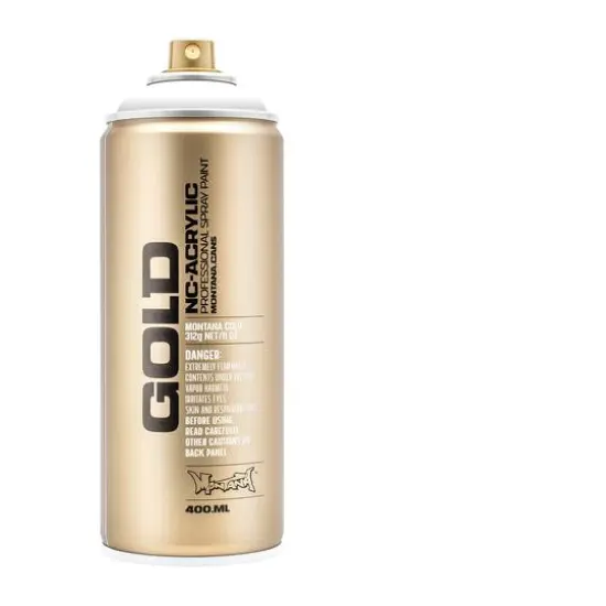 Montana™ Cans GOLD Shock Color Spray Paint, 400mL S9100 Shock White {4}