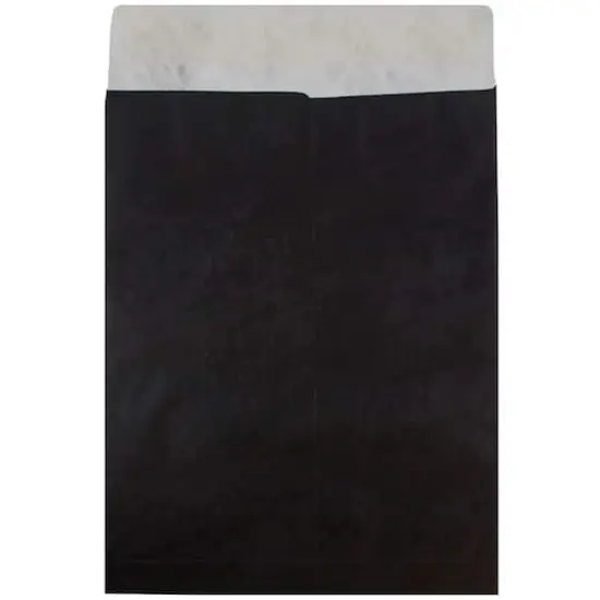 JAM Paper 11.5" x 14.5" Tyvek&reg; Open End Catalog Envelopes, 25ct. Black {4}