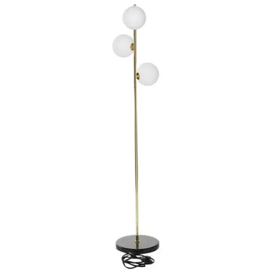 CosmoLiving by Cosmopolitan 55" Gold Metal Modern Floor Lamp {7}