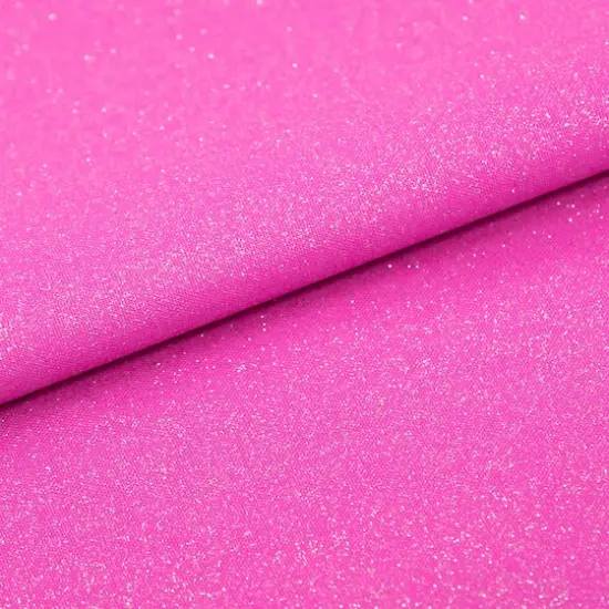 SINGER Solid Glitter Cotton Fabric Pink {3}