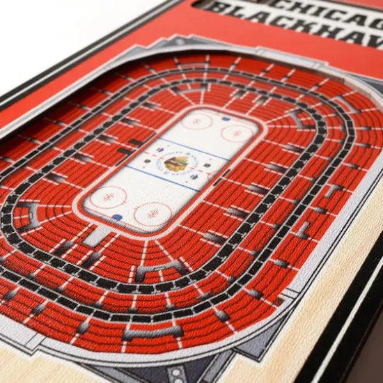 19" NHL 3D StadiumView Banner Chicago Blackhawks {5}