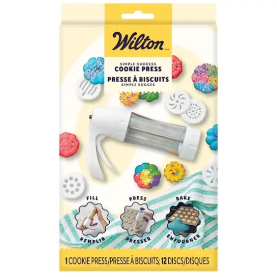 Wilton&trade; 13-Piece Simple Success Cookie Press {1}