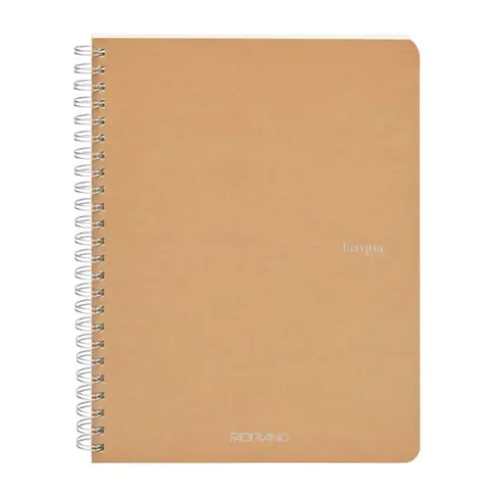 Fabriano&reg; EcoQua Spiral Bound Lined Notebook Beige {1}