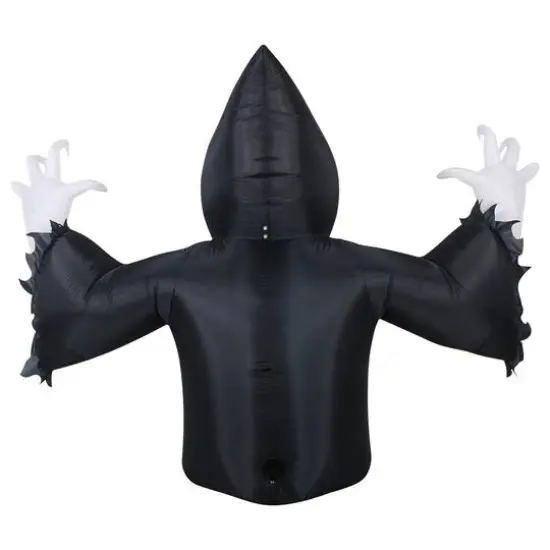7ft. Airflowz Inflatable Halloween Ground Breaker Reaper {5}