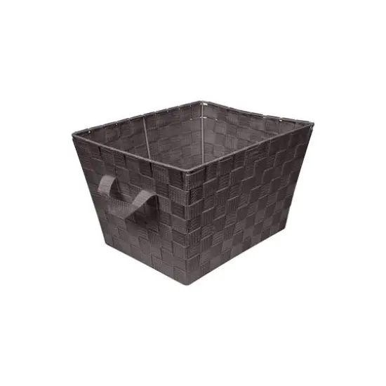 Simplify Small Woven Storage Bin Chocolate {2}