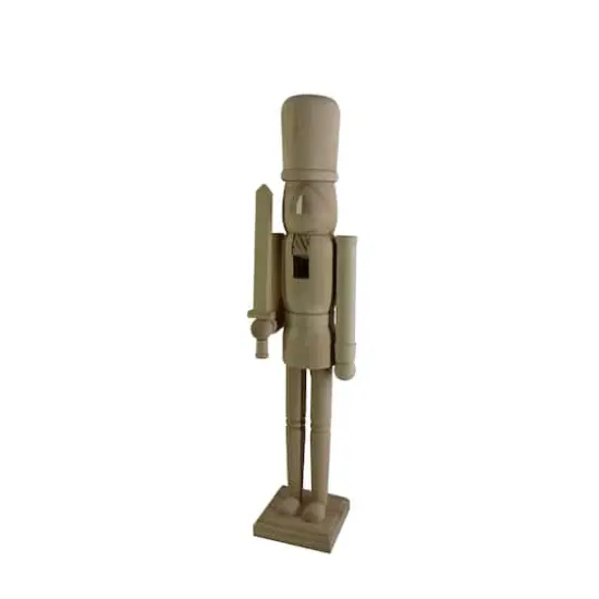 24" Soldier with Sword DIY Pinewood Nutcracker by Make Market&reg; {4}