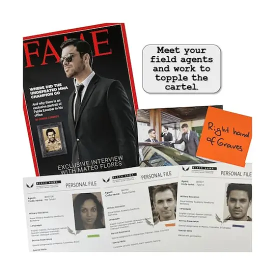 Murder Mystery Party Case Files: Black Hawk Live Mission Game {7}