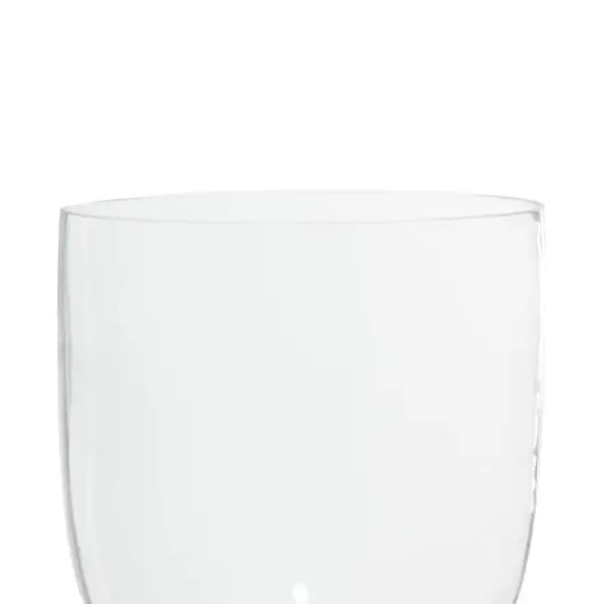 22" Silver Glass Traditional Candle Holder {6}