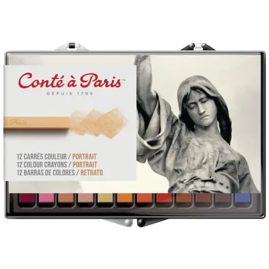 Cont&eacute; &agrave; Paris&trade; Portrait 12 Color Pastel Crayon Set {1}