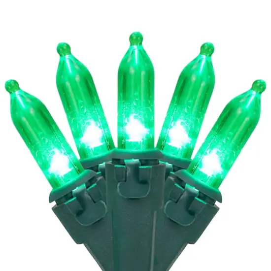 50ct. LED Mini Christmas String Lights with Green Wire {9}