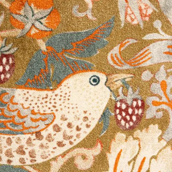 Hello Honey&reg; 24" Multicolor Birds & Flowers Cotton Velvet Lumbar Pillow {5}