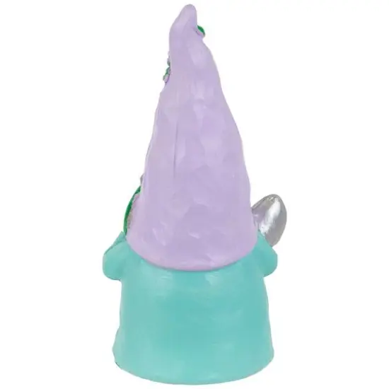 8" Happy Gardening Gnome with Shovel Outdoor Garden Statue {6}