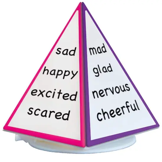 Spin & Write Pyramid&trade; Rotating Dry-Erase Board {1}