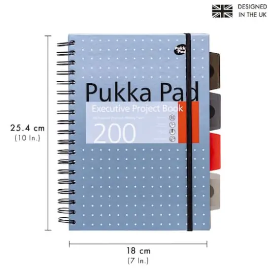 Pukka Pads B5 Metallic Executive Project Book Set {4}