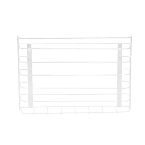 Household Essentials 14.5" Door Mount Cabinet Organizer White {8}