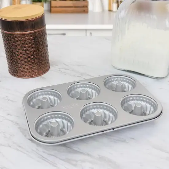 Martha Stewart 6-Cup Carbon Steel Doughnut Pan {7}