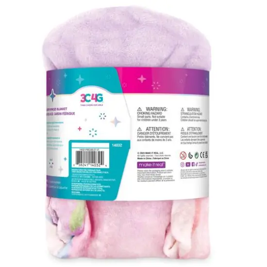 Make It Real&trade; 3C4G&reg; Fairy Garden Wings Hooded Blanket with Hand Mitts {7}