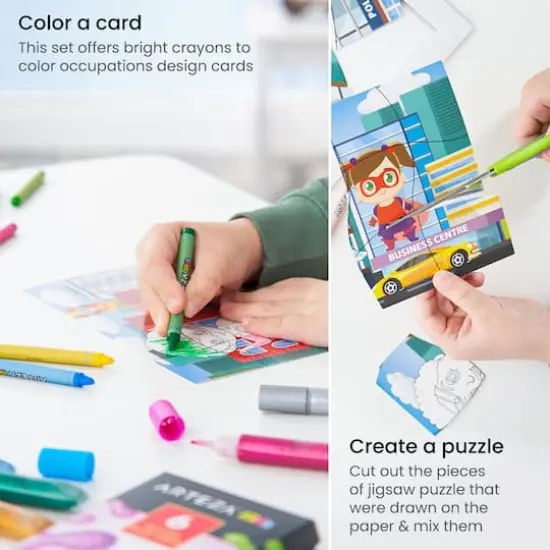 Arteza&reg; Kids Superheroes Jigsaw Puzzle Set, 32 pcs {5}