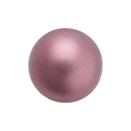 Preciosa Maxima 8mm Glass Nacre Pearls, 20ct. Light Burgundy {1}