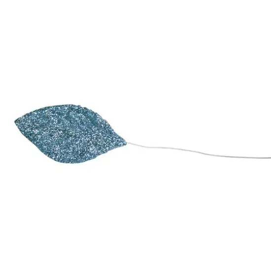 JAM Paper Glitter Leaves Floral Accessories, 50ct. Blue {1}