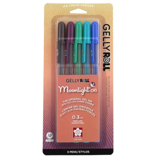 Gelly Roll&reg; Moonlight&reg; 06 Fine Point Gel Pen 5 Color Set, Twilight {1}