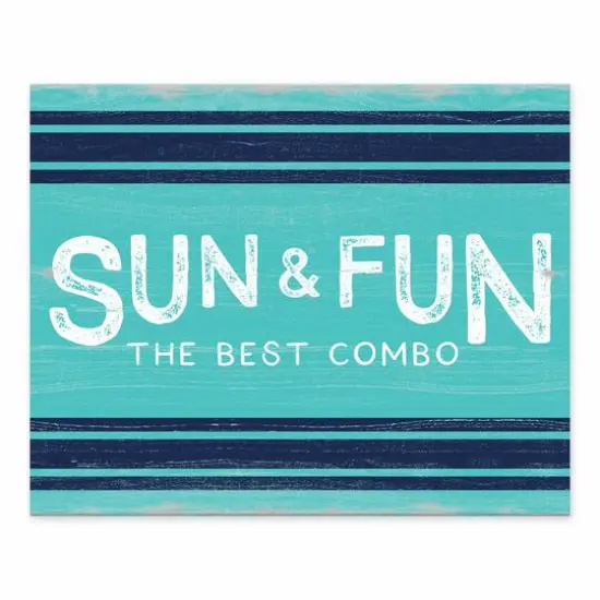 Sun & Fun Tabletop Canvas Accent {1}