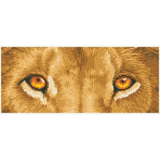 Diamond Dotz&reg; Intermediate Lion Spy Diamond Painting Kit {3}