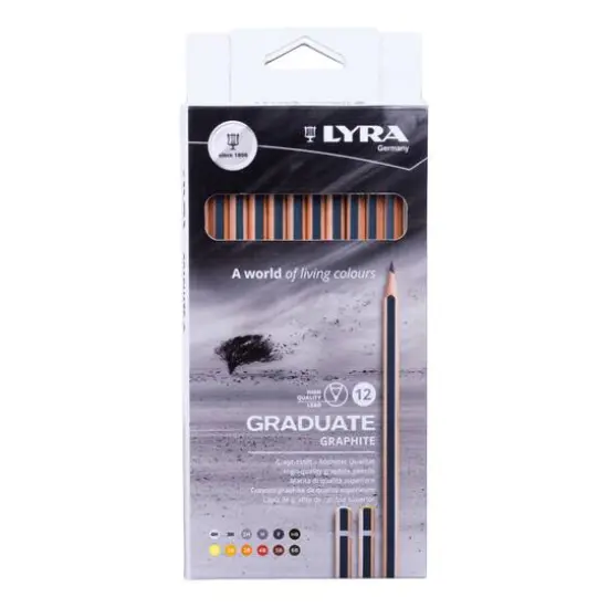Lyra Graduate Student-Grade Graphite Pencils, 12ct. {1}
