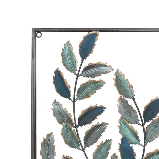 Black Metal Traditional Floral Wall Decor Set {6}